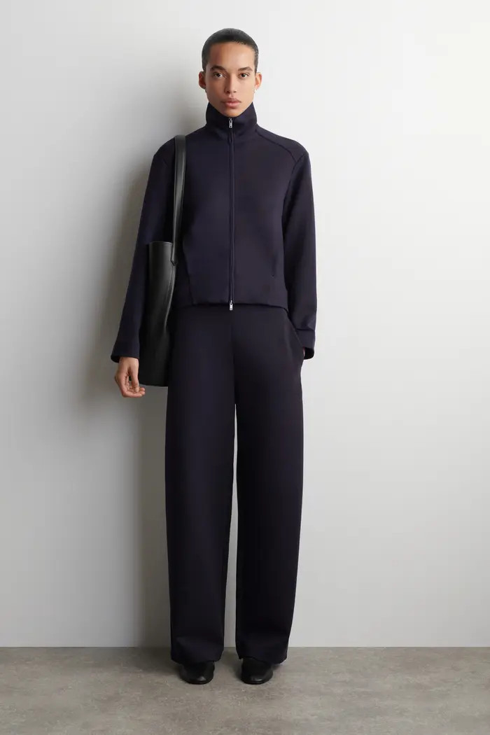 COS Scuba Knit Barrel Leg Joggers | Nordstrom | Nordstrom
