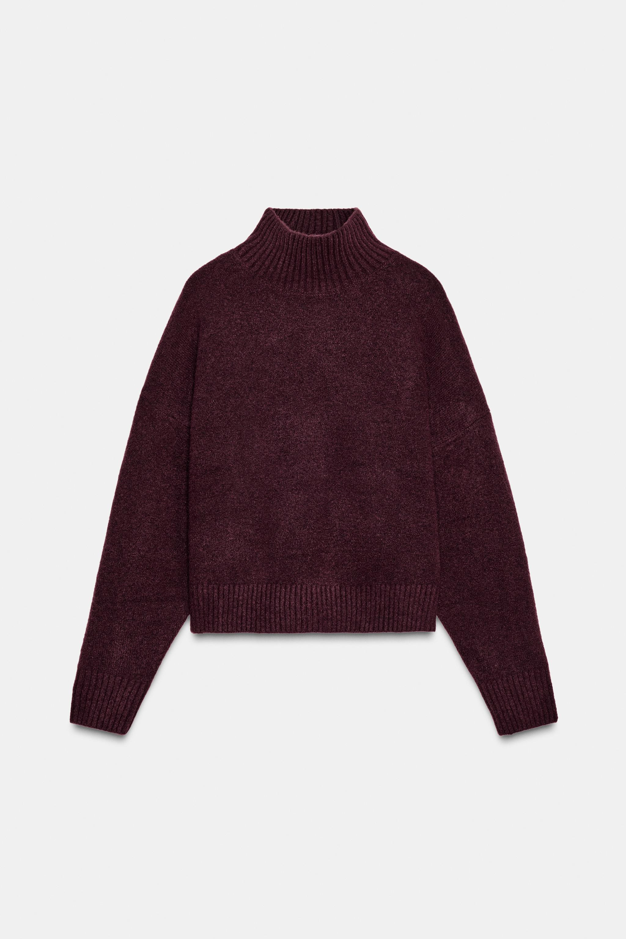 SOFT KNIT HIGH NECK JUMPER | Zara US