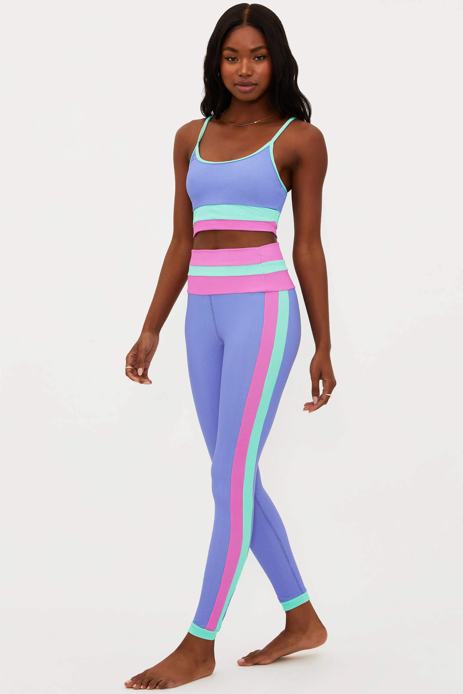 Melinda Legging High Tide Colorblock | Workout Legging | Beach Riot | Beach Riot
