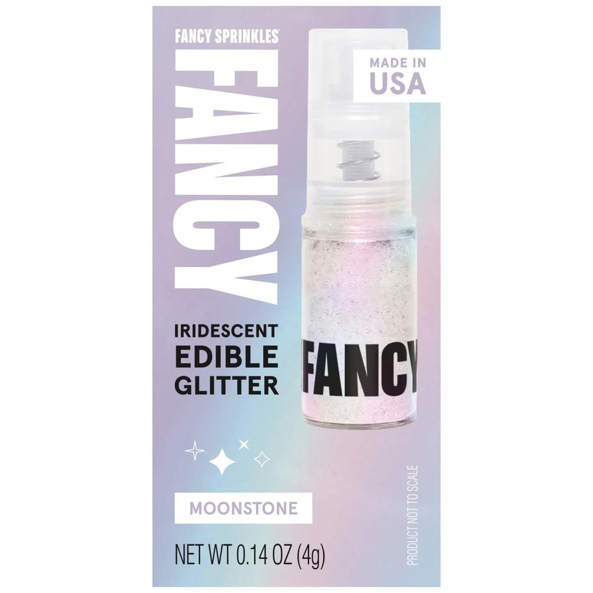 Fancy Sprinkles Moonstone Iridescent Fancy Edible Glitter Dusting Pump, 0.14 oz | Walmart (US)