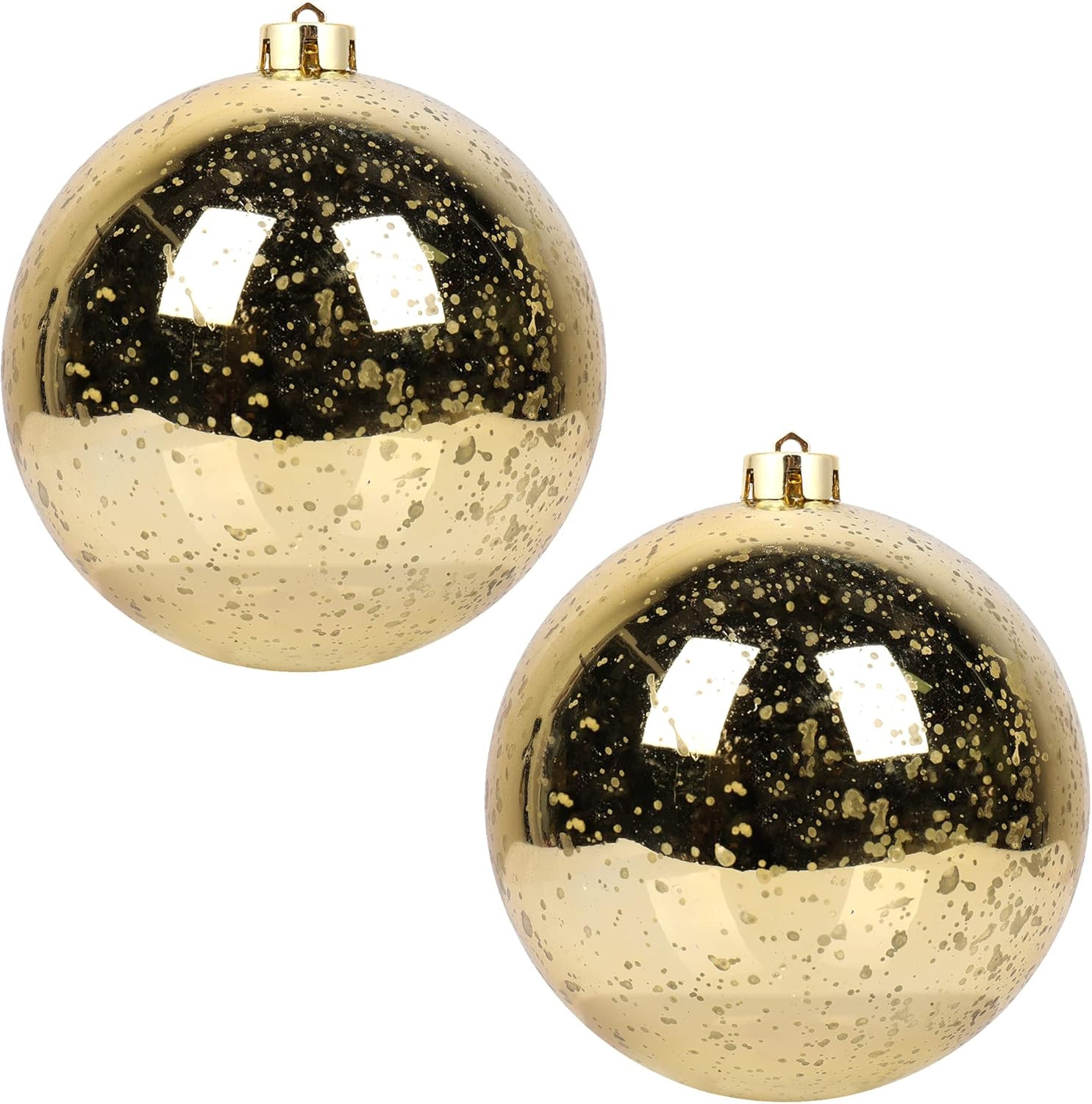 Extra Large Hanging Shatterproof Tree Ball Clear Christmas Ball Ornaments Decorative Mercury Ball... | Amazon (US)