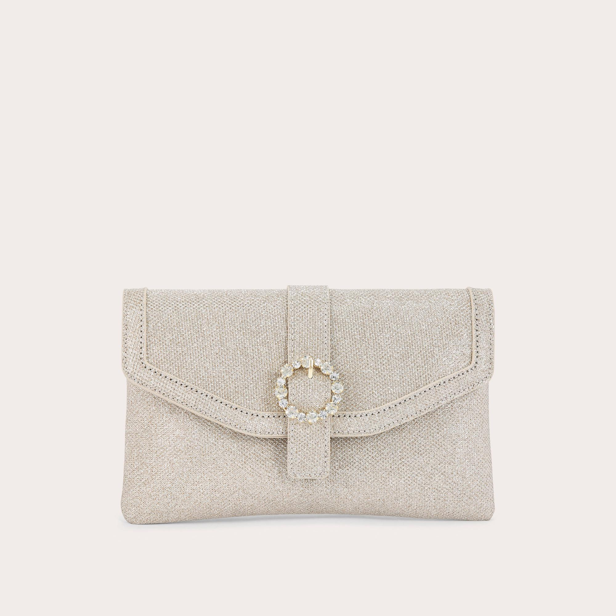 HARMONY CLUTCH Silver Clutch Bag by CARVELA | Carvela UK
