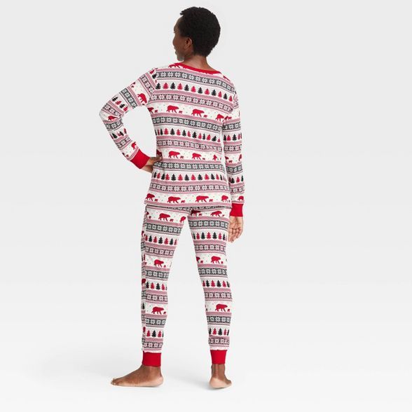 Women's Holiday Fair Isle Print Matching Family Pajama Set - Wondershop™ White | Target