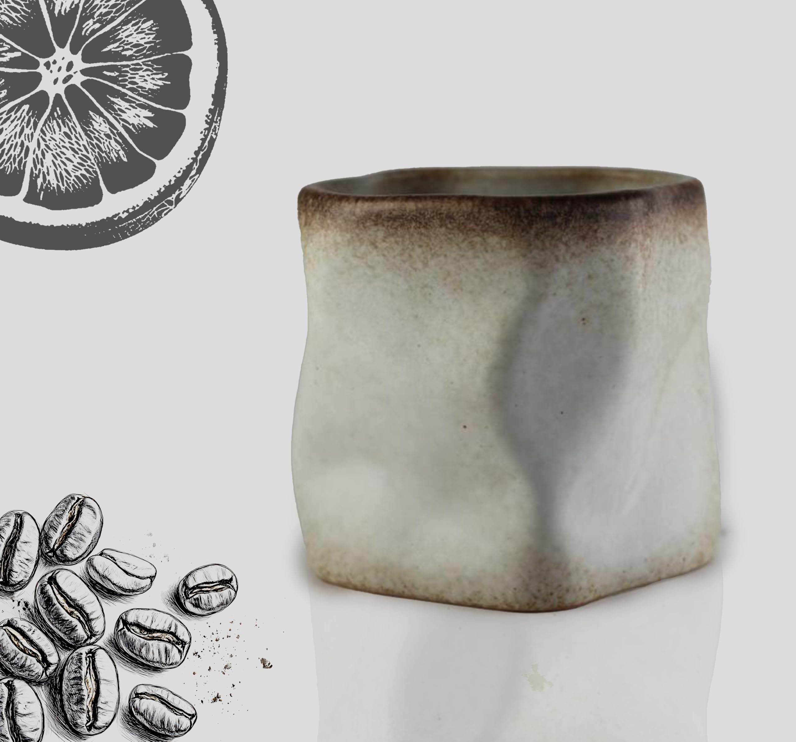 PRINCE G Ceramic Style Ceramic Coffee Mug. Beer Mugs Water Cup. Drinkware. Juice. Tea. Gift Uniqu... | Amazon (US)