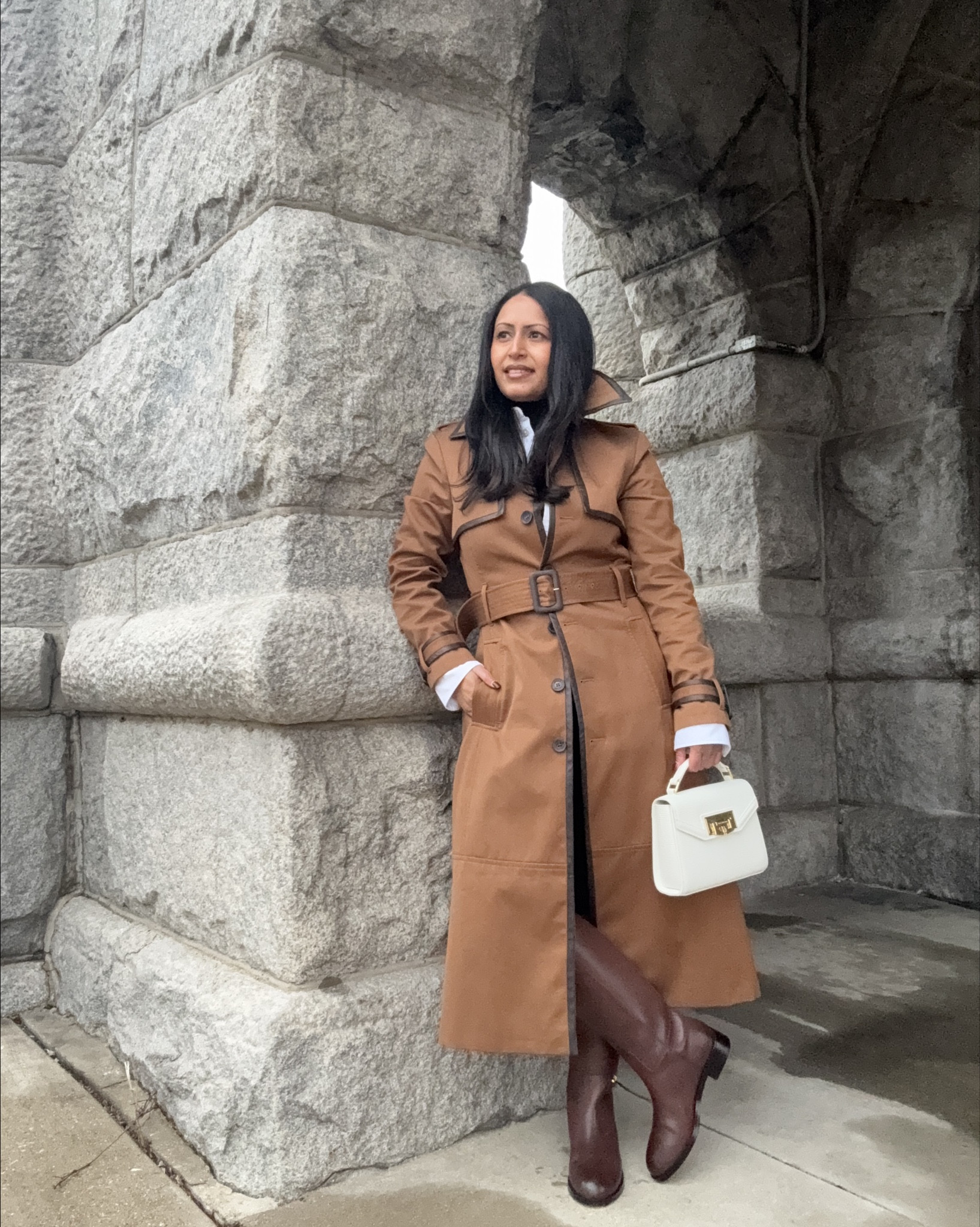 Stepping into Spring in Karen Millen trenchcoat and Holland Cooper leather boots. 

#LTKPetite #LTKootd #LTKSpringSale