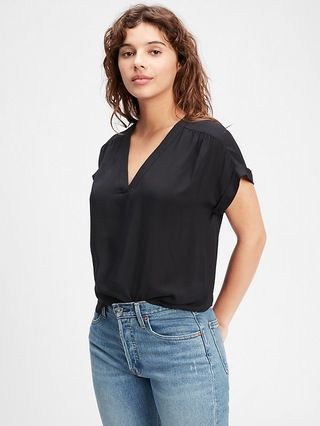 V-Neck Shirt | Gap Factory