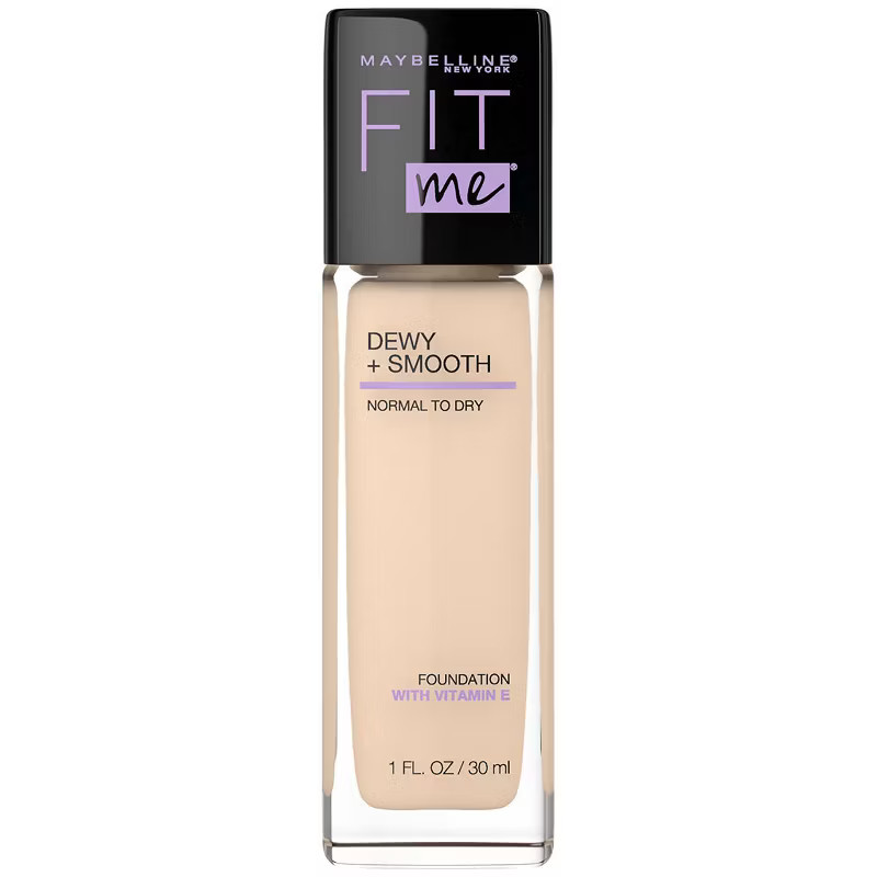 Maybelline Fit Me Dewy + Smooth Foundation SPF 18 - 1 fl oz | Target