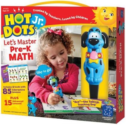 Educational Insights Hot Dots Jr. Let's Master Pre-K Math Set, Homeschool & School Math Workbooks... | Amazon (US)
