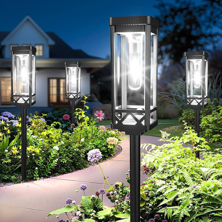 KOOPER Taller Solar Pathway Lights Outdoor, 2 Pack Upgraded Brighter Solar Garden Lights Solar Po... | Amazon (US)