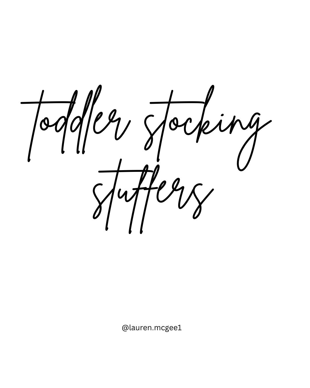 Toddler stocking 

#LTKHoliday #LTKGiftGuide #LTKKids