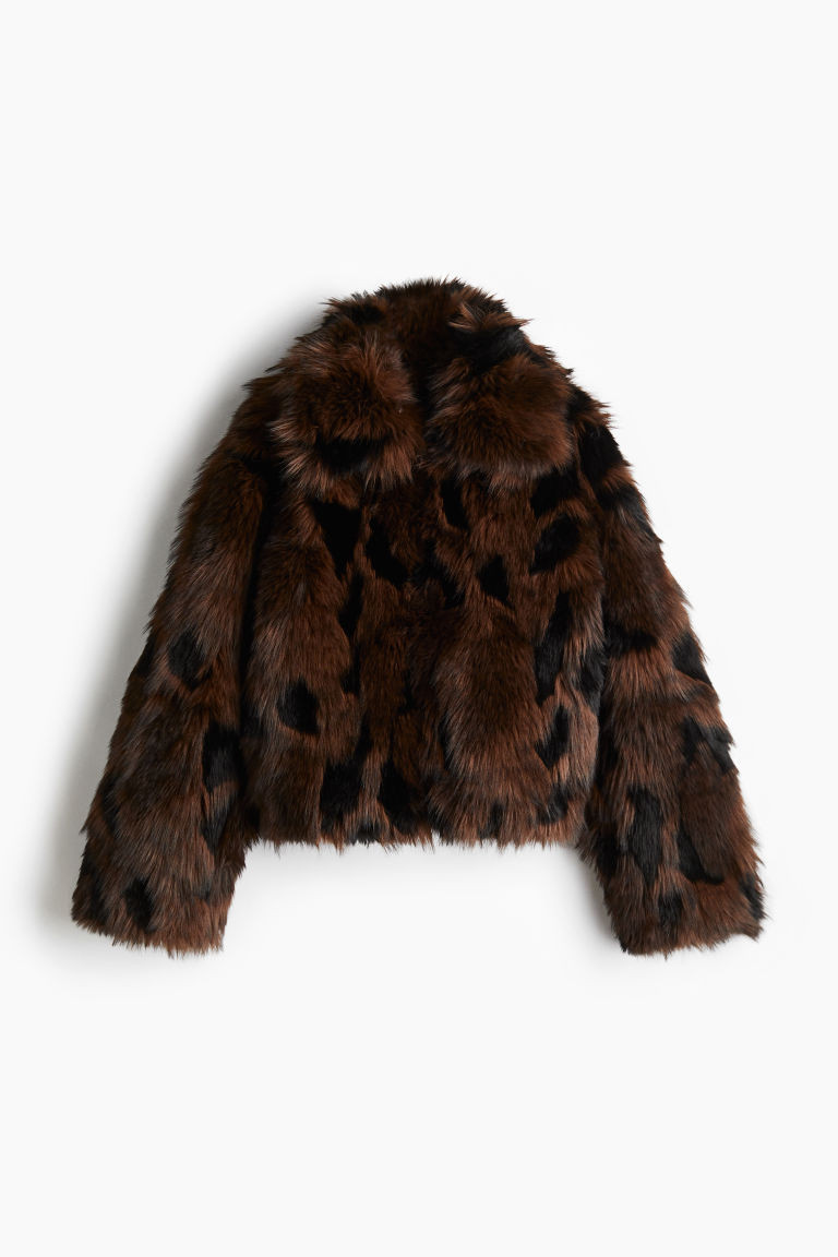 H & M - Fluffy Jacket - Black | H&M (US + CA)