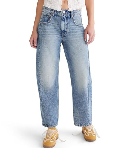 Mid-Rise Barrel Leg Jean, Medium WASH, 18 | Amazon (US)