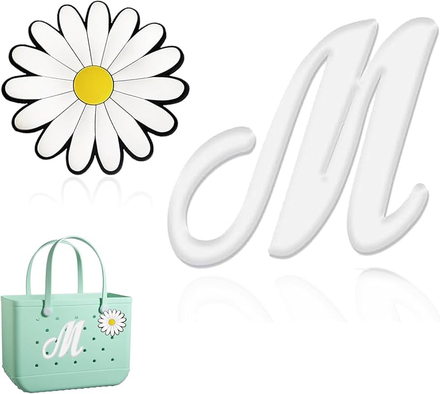 2pcs Charms for Bogg Bag, Letter Charms Decorative Alphabet Lettering Accessories Insert Charms C... | Amazon (US)