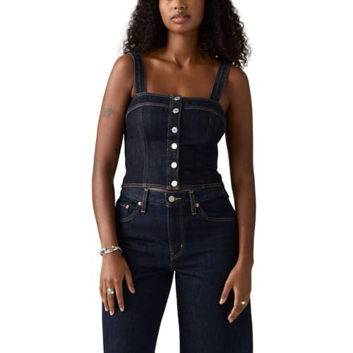 Levi's Women's Drea Tank, Reign of The Rinse Tank, Medium, Standard | Amazon (US)