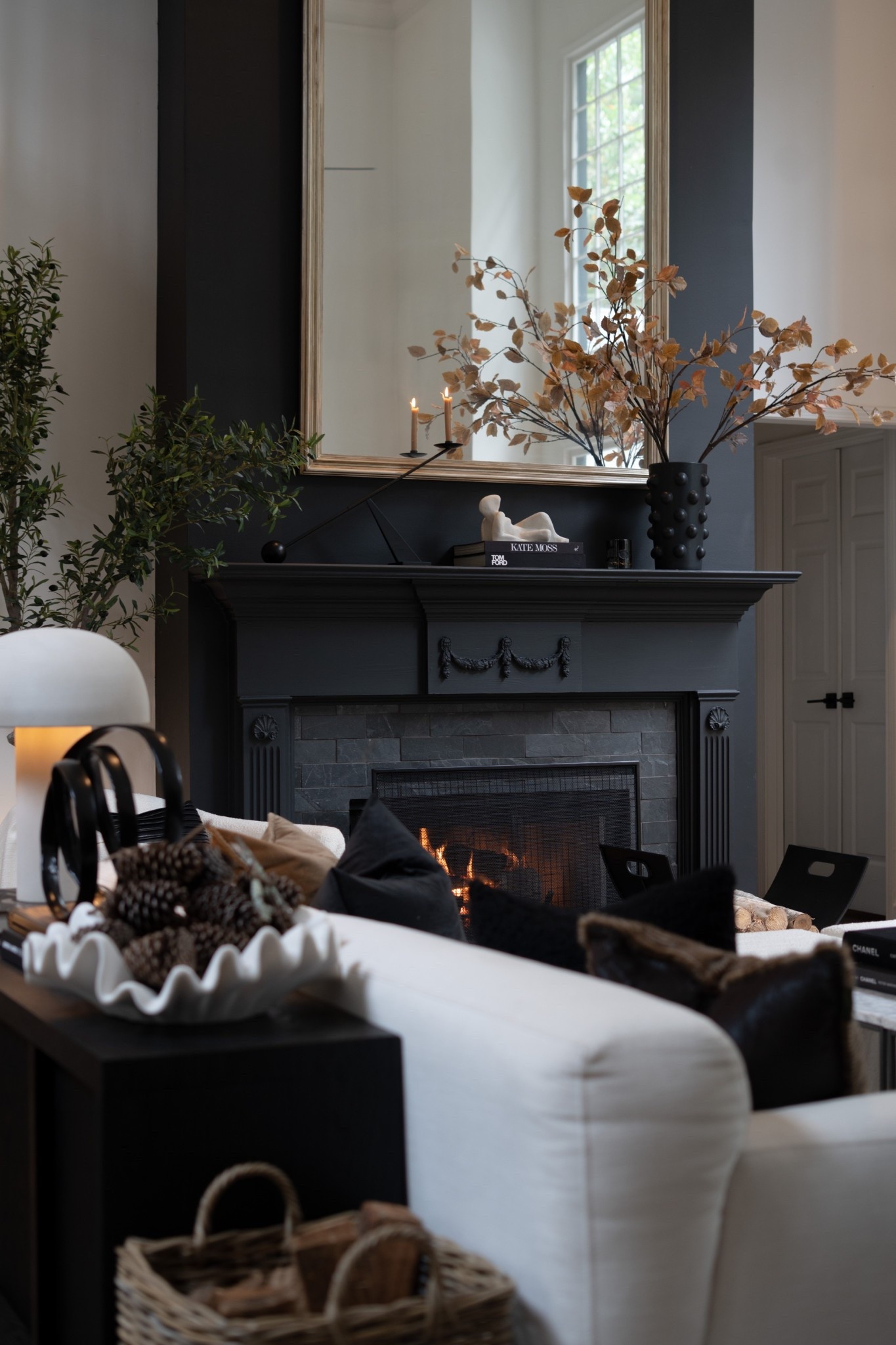 I seriously cannot stop staring at these faux stems on my mantel she you walk through they front door. They completely transformed the whole room. The golden leaves bring in so much warmth and contrast beautifully against the black fireplace. They’re so realistic, full, and effortless, and I love how they make the entire space feel cozy yet elevated. Honestly, these stems are the star of my mantel styling and I’m obsessed! 🍂

#LTKHome #LTKStyleTip #LTKSeasonal
