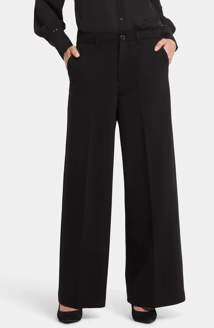 Whitney High Waist Wide Leg Ponte Knit Trousers | Nordstrom