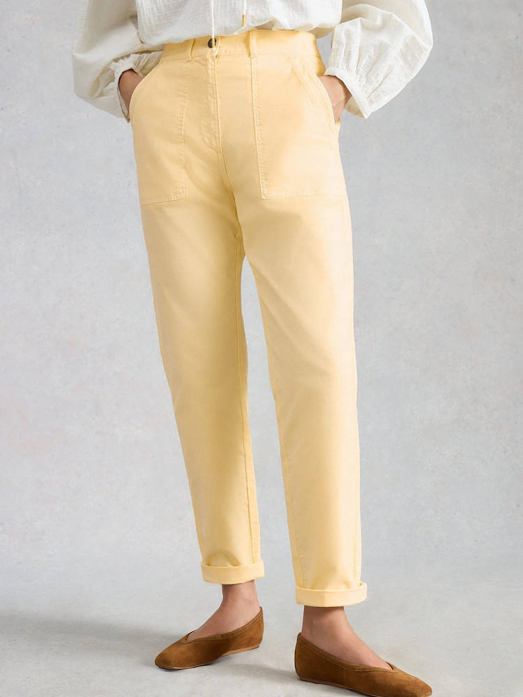 White Stuff Yellow Twister Chino Trousers | Next US