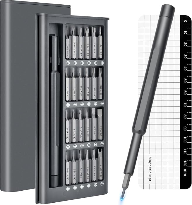 Stocking Stuffers for Men Adults Him: 25-in-1 Mini Precision Screwdriver Set Small Bit Tool Set G... | Amazon (US)