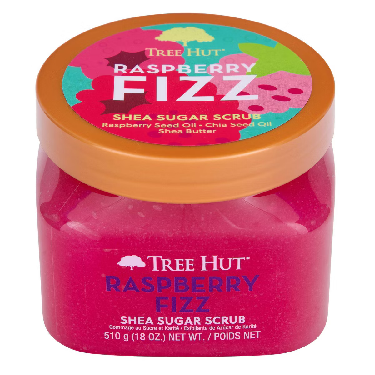Tree Hut Raspberry Fizz Shea Sugar Scrub - 18oz | Target