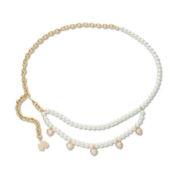GOLD VALENTINA CHARM CHAIN BELT | LELE SADOUGHI