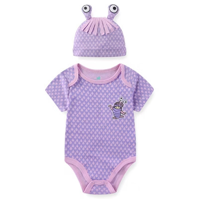 Disney Monsters Inc. Boo Baby Girls Bodysuit with Hat Cap 2 Piece Set for Newborn and Infant | Target
