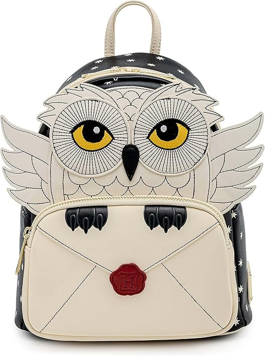 Loungefly Harry Potter Hedwig Howler Womens Double Strap Shoulder Bag Purse | Amazon (US)