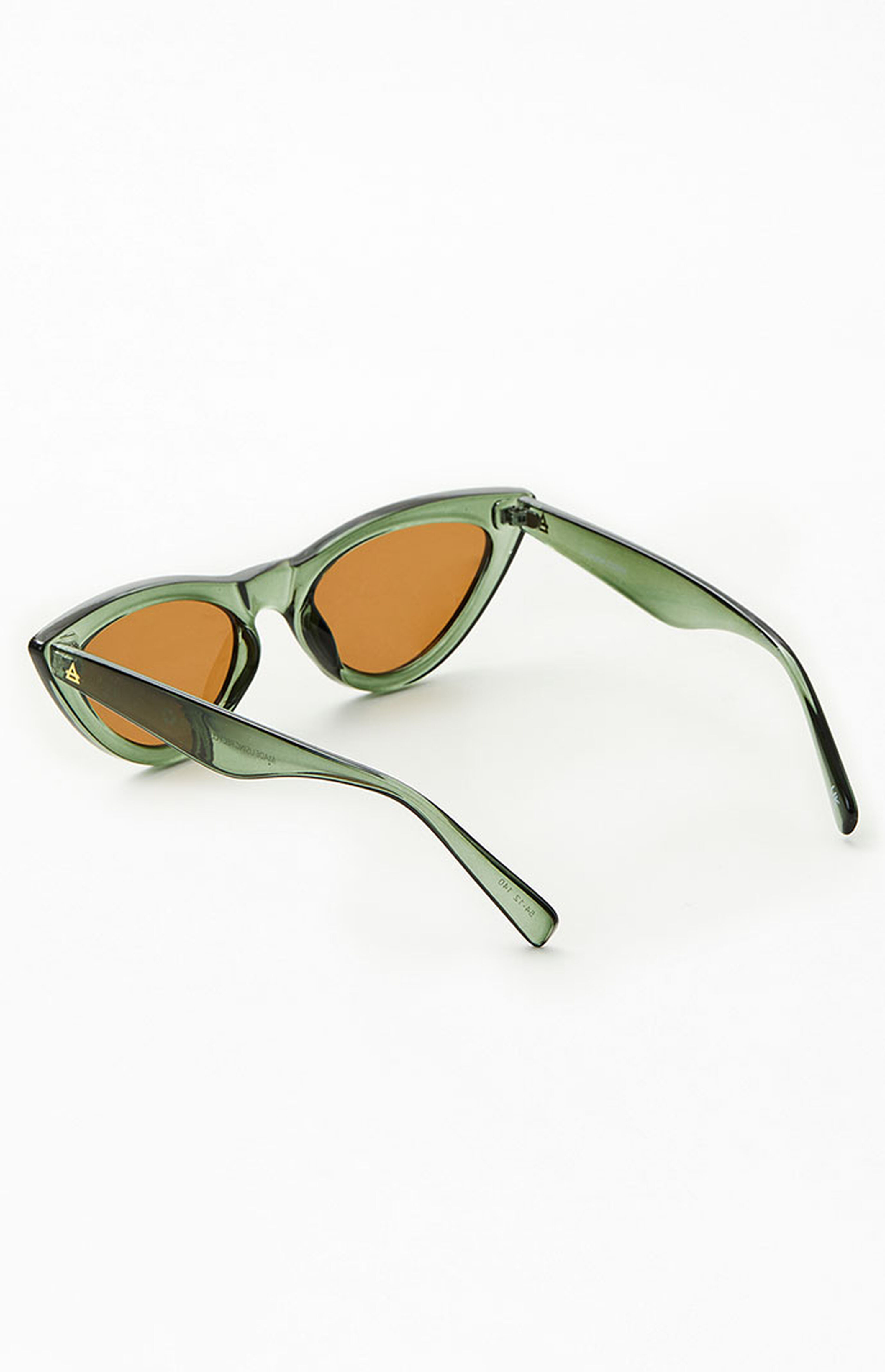 AIRE Green Dualism Cat Eye Sunglasses | PacSun