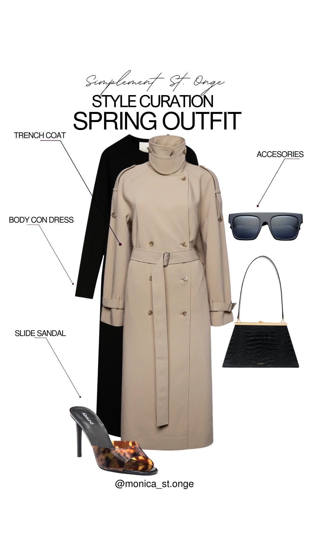 Couldn’t link the dress here but you can find it by visiting my IG’s highlight “OOTD LINKS” and will be linked under this look image. 