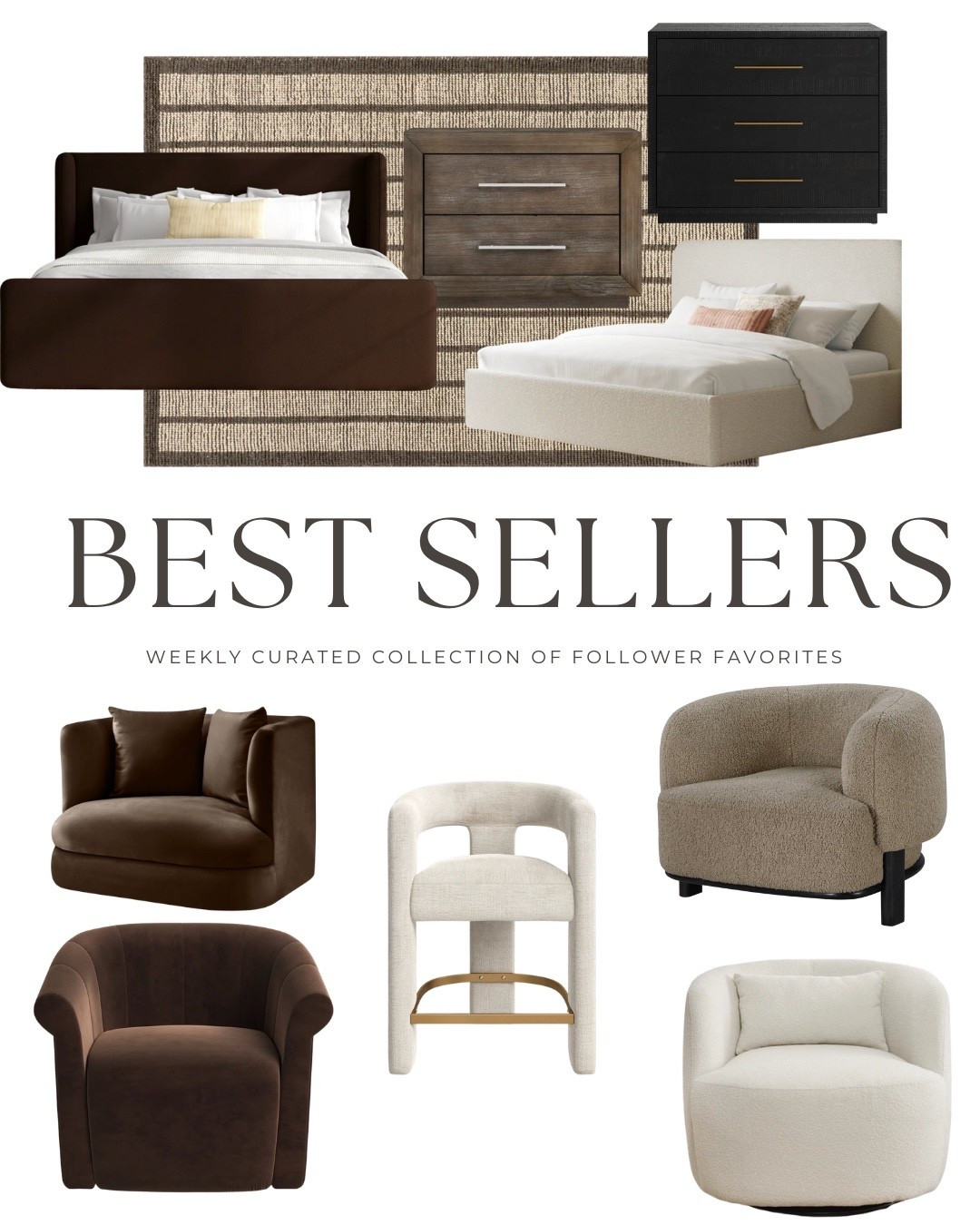 This week’s best sellers are all about cozy neutrals and timeless design 🤎

From statement beds to modern accent chairs, here are the most-loved pieces you’ve been shopping lately — all perfectly curated for a warm, elevated home.

#LTKHome #LTKU #LTKStyleTip
