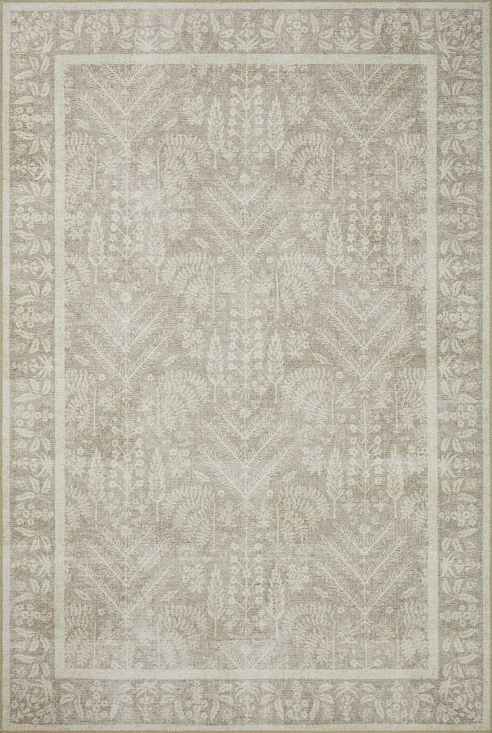 Loloi Rifle Paper Co. Maison Collection MAO-02 Bough Natural 7'-6" x 9'-6", .19" Pile Height, Are... | Amazon (US)