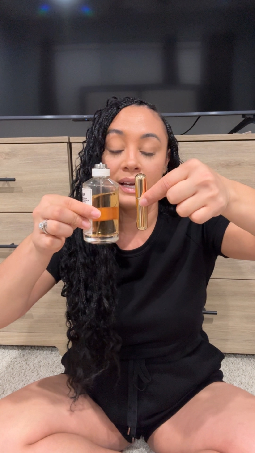 Space saver instead of bringing your big bottle of perfume or cologne! #travel #cruise 