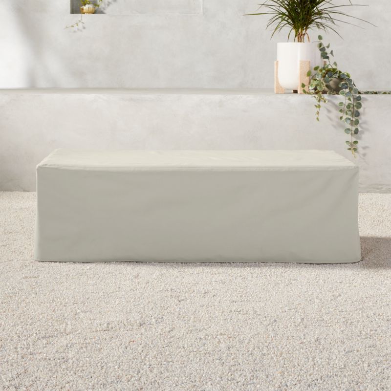 Ivory Concrete Coffee Table Cover | CB2 | CB2