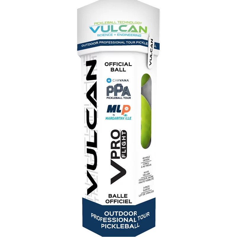 Vulcan Pro Flight Outdoor Pickleballs - 3 Pack | Academy Sports + Outdoors