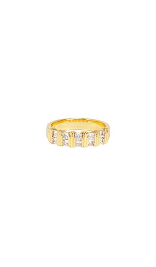 Remy Princess Cut Band in Gold | Revolve Clothing (Global)