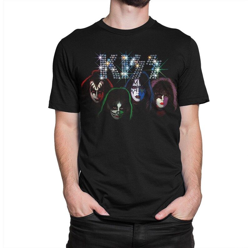 Kiss Origin Art T-Shirt, Kiss Rock Tee, Men's Women's All Sizes | Etsy (CAD)