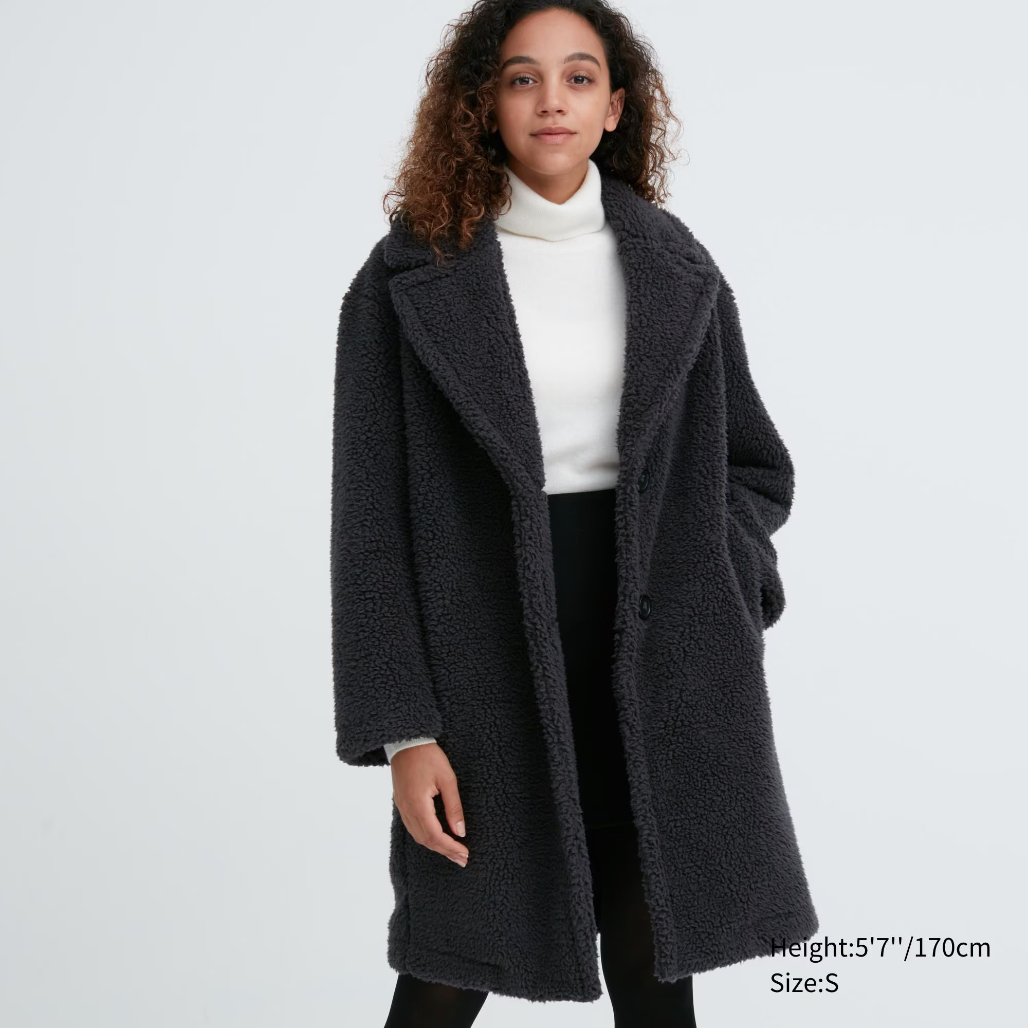 Pile-Lined Fleece Tailored Coat | UNIQLO (US)