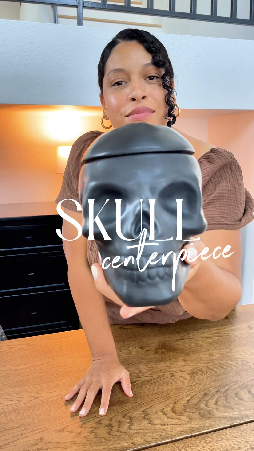 I found this amazing skull candy jar at Walmart and I just removed the lid and turned it into a skull centerpieces perfect for Halloween 

#LTKHoliday #LTKSeasonal #LTKstyletip