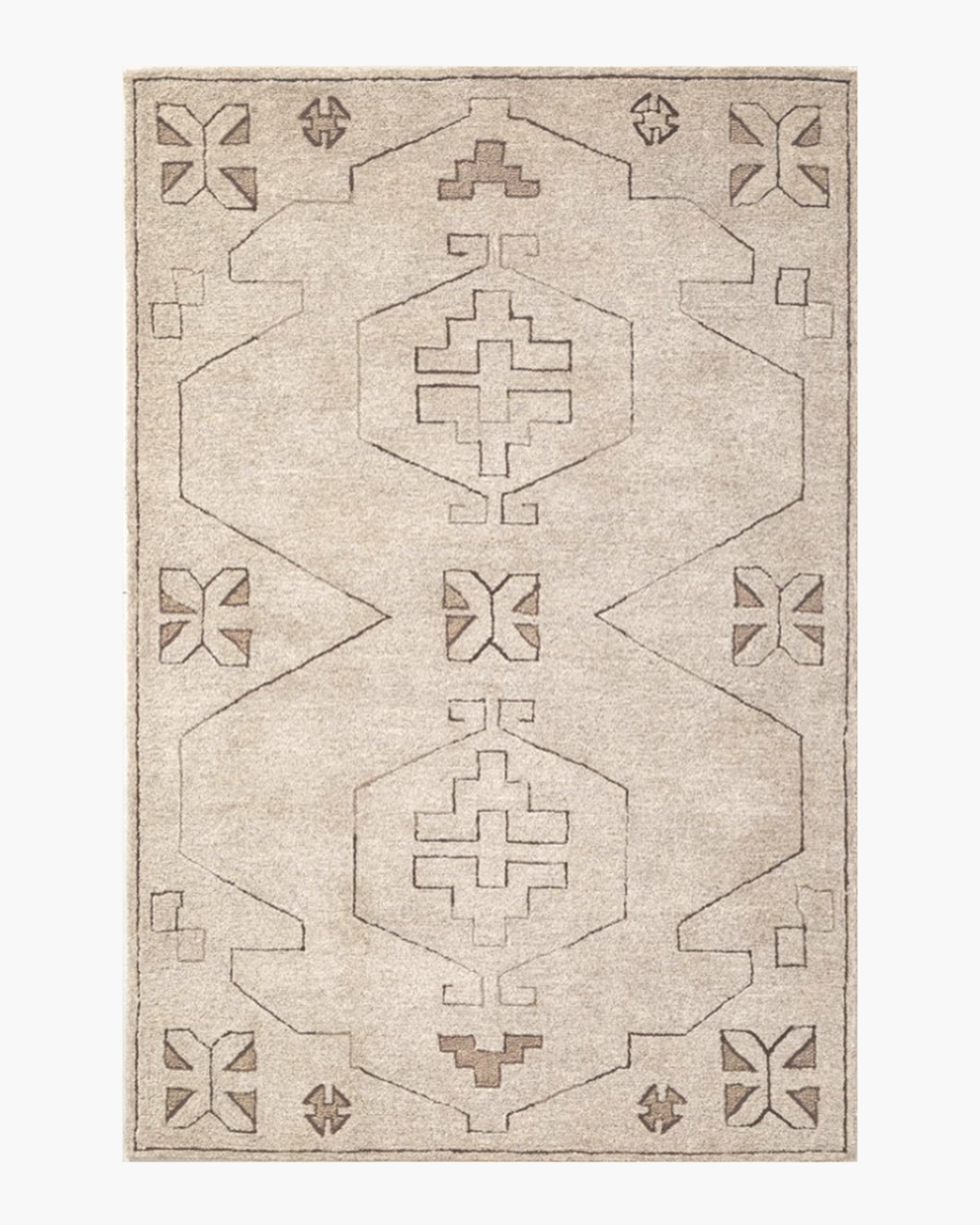 Quince Sami Wool Rug in Neutral, Size 3' x 5' | Quince