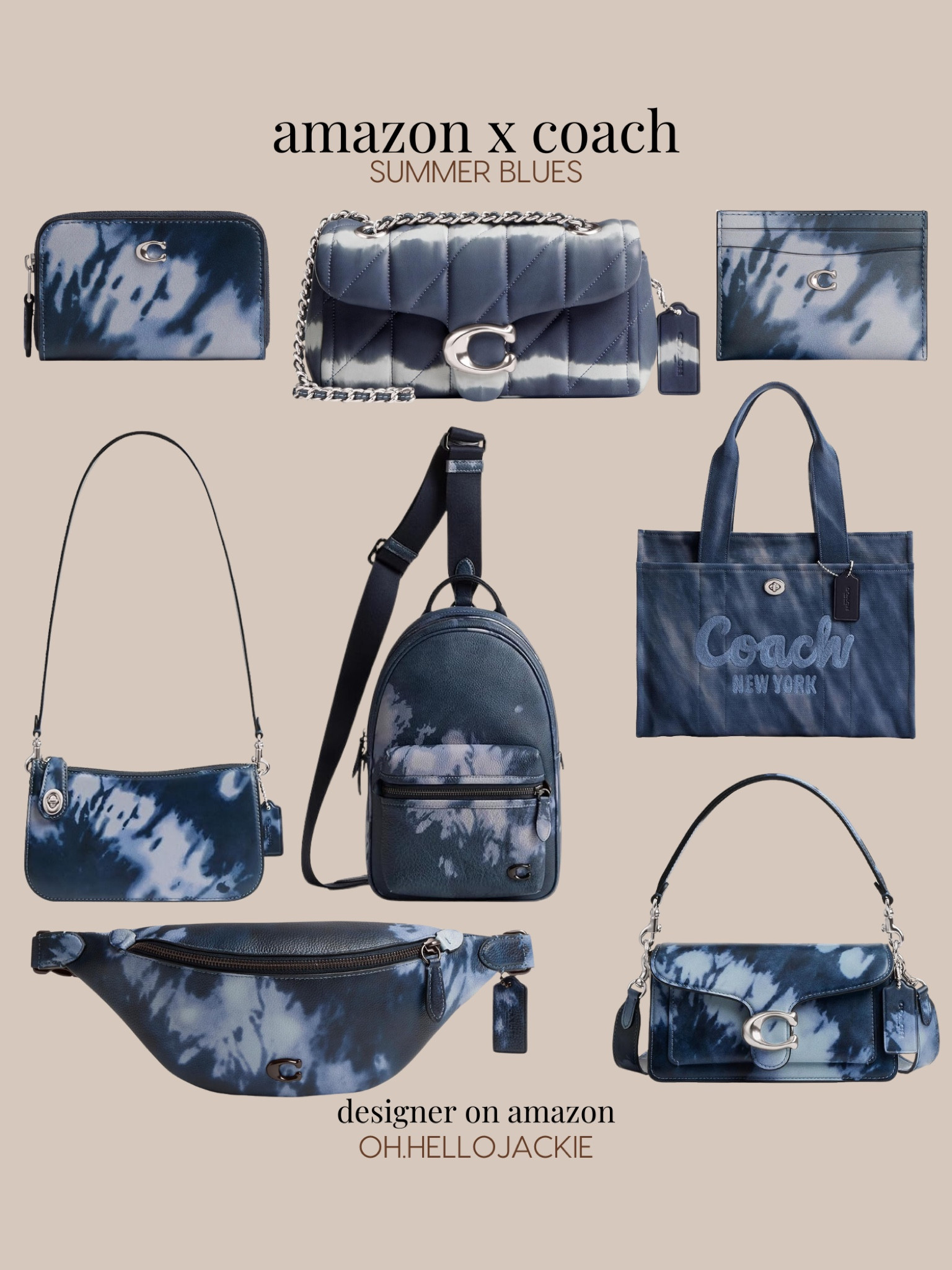 This acid wash denim collection from Coach is so cute AND available on Amazon! Perfect gift for a friend, daughter, or sister and only takes a few days to arrive. It’s so cool that Amazon is carrying more designer brands now!

Blue hand bag, shoulder bag, wallet, saddle bag, tote bag, clutch, crossbody bag, backpack

#LTKStyleTip #LTKItBag #LTKFamily