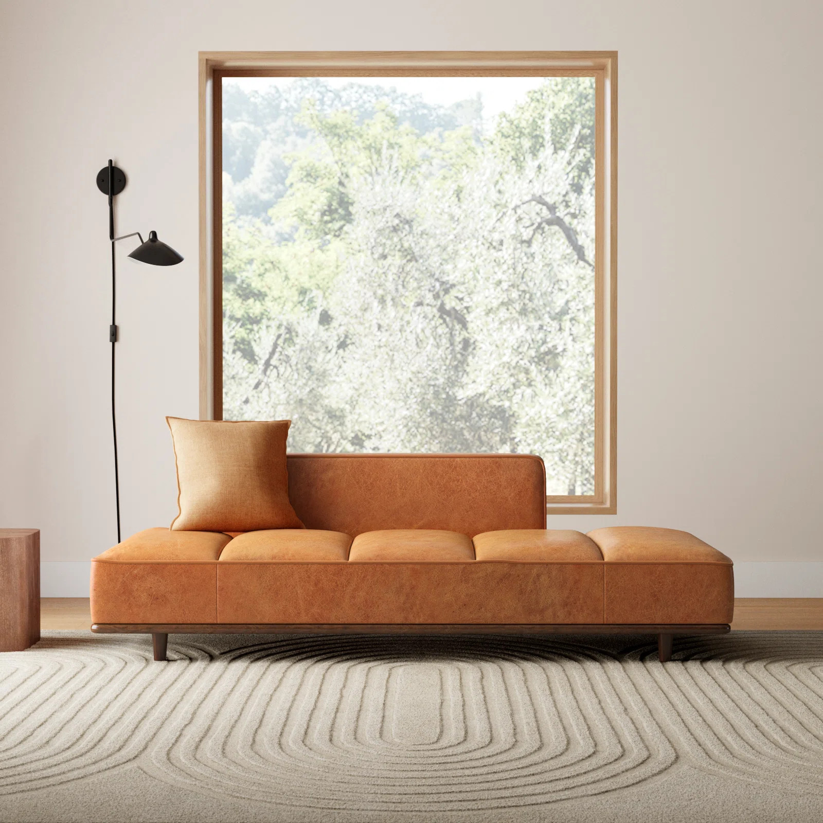 Sofie Full-Grain Genuine Italian Leather Daybed | Wayfair North America