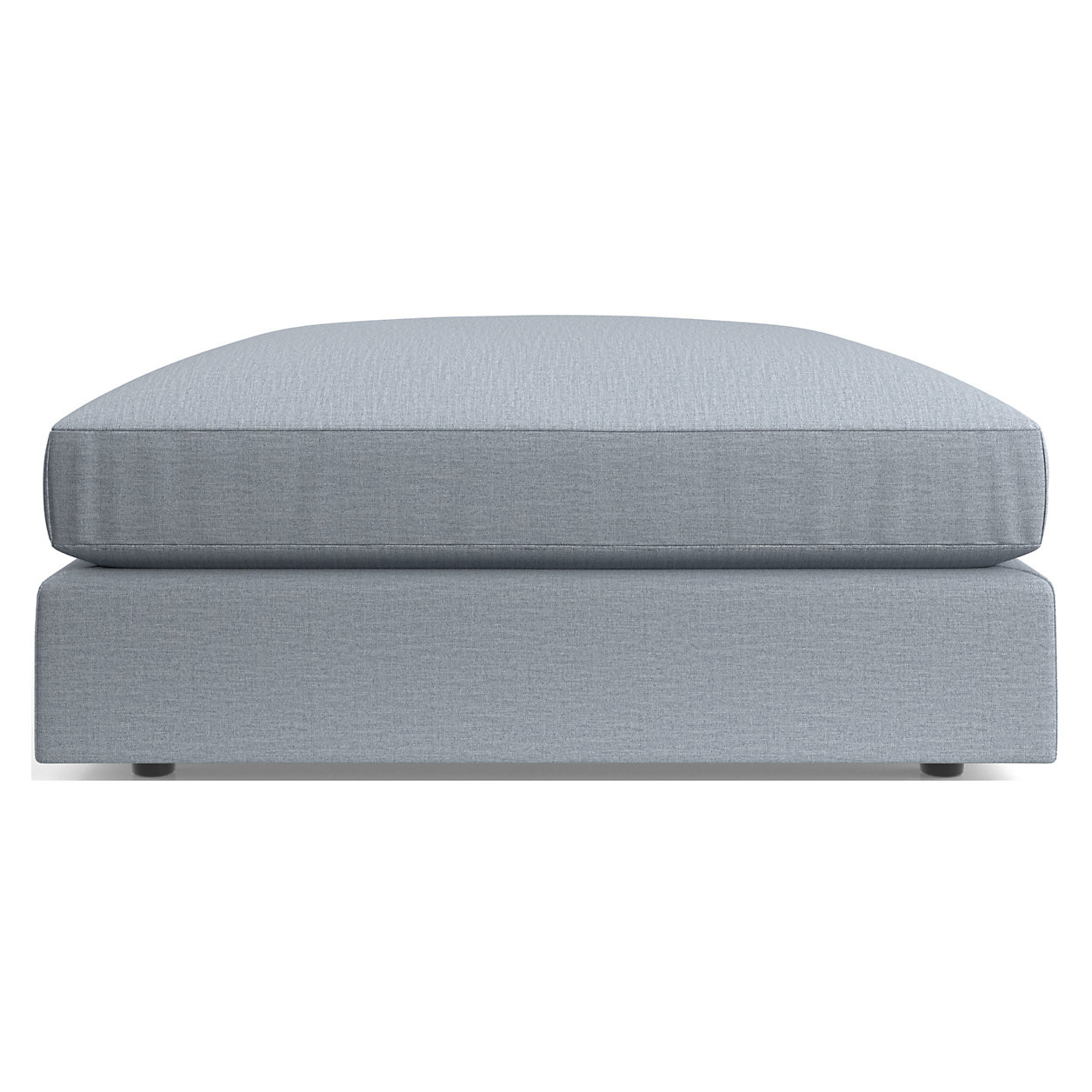 Monterey Upholstered Ottoman 40" | Crate & Barrel | Crate & Barrel