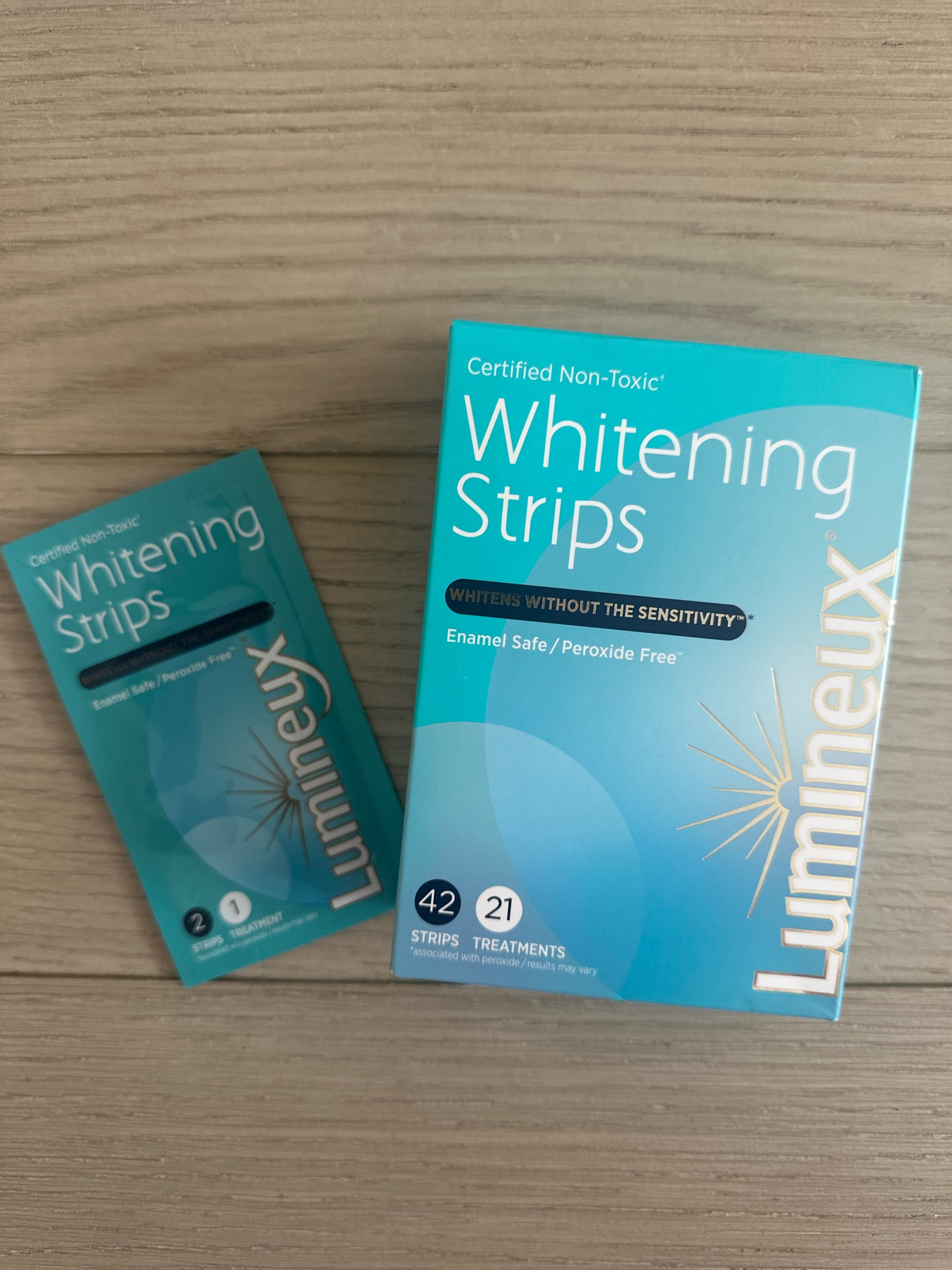 Non tox white strips, oral care 