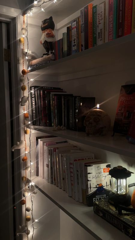 Halloween book shelf inspiration 
.
.
.
#targethalloween #halloweenbookshelf #books #falldecor #target #spooky 

#LTKfindsunder50 #LTKfamily #LTKHalloween