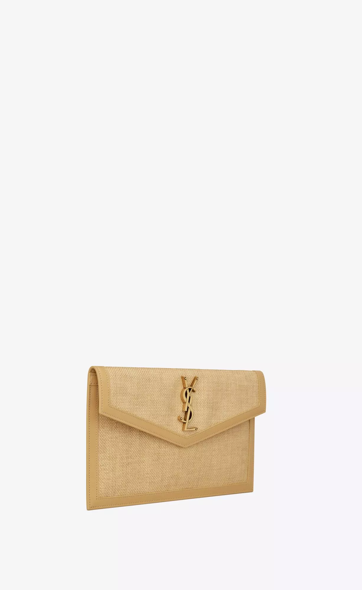 Medium Uptown Leather Clutch curated on LTK