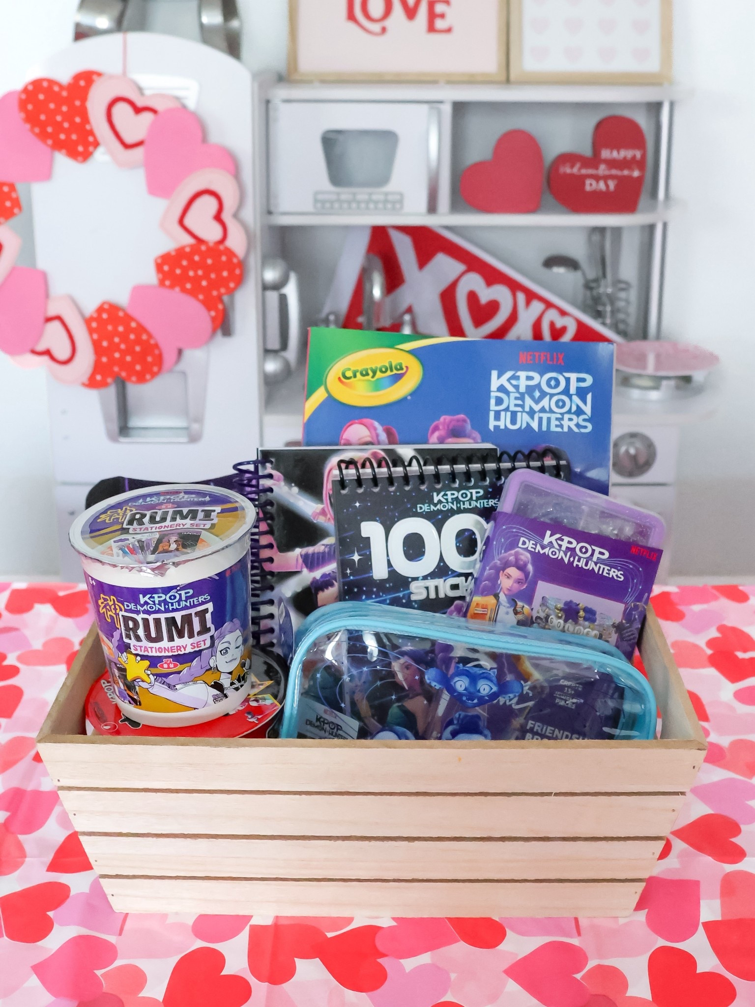 K-Pop Demon Hunters Valentine’s Day Themed Basket!

#LTKKids #LTKmomlife #LTKValentine