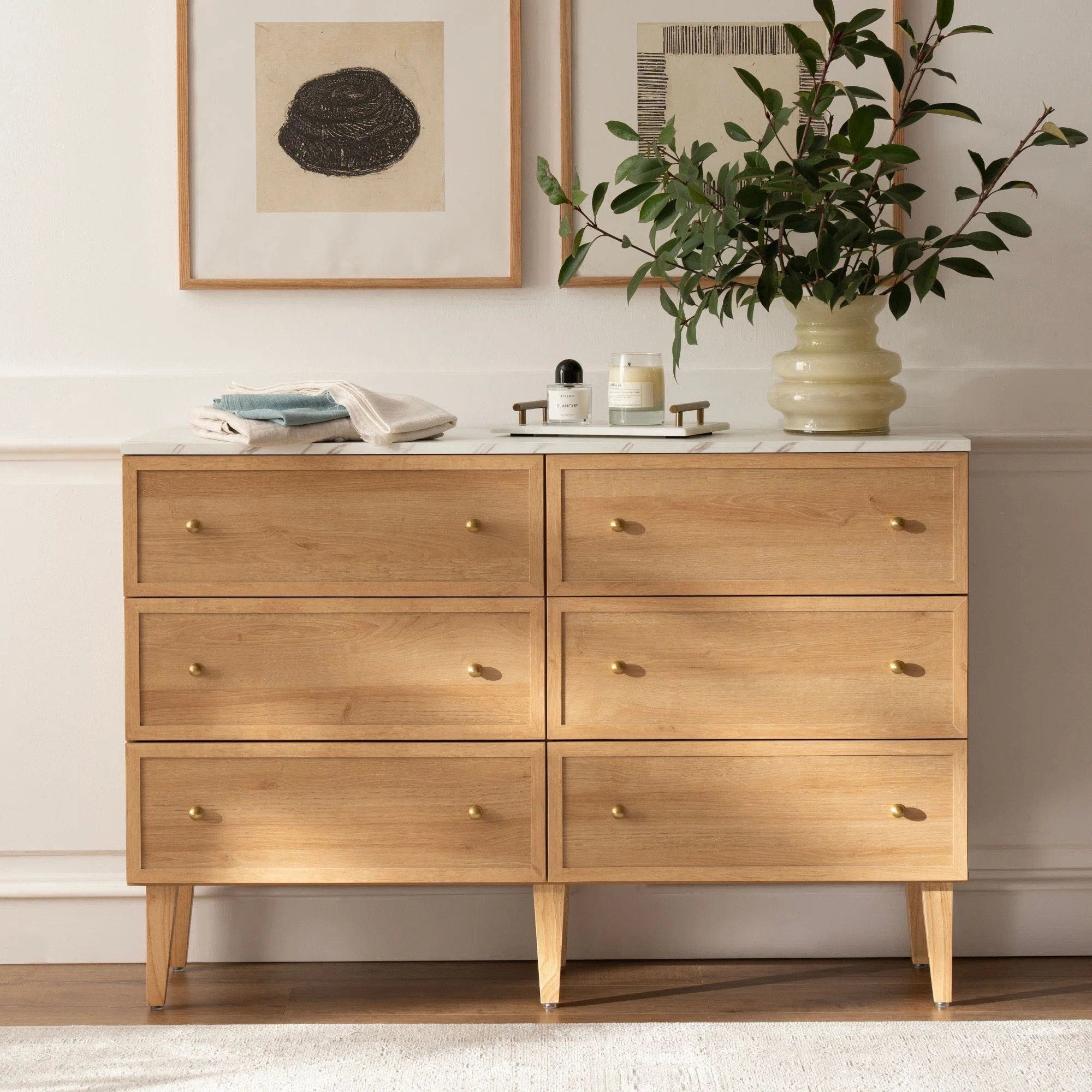 Sivan 6 Drawer Double Dresser | Wayfair North America
