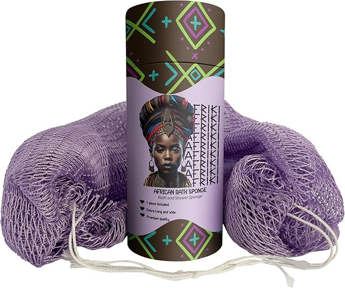 AFRIKI African Net Sponge – Exfoliating Body Scrubber, Black Owned & Rooted in Africa, All Skin... | Amazon (US)
