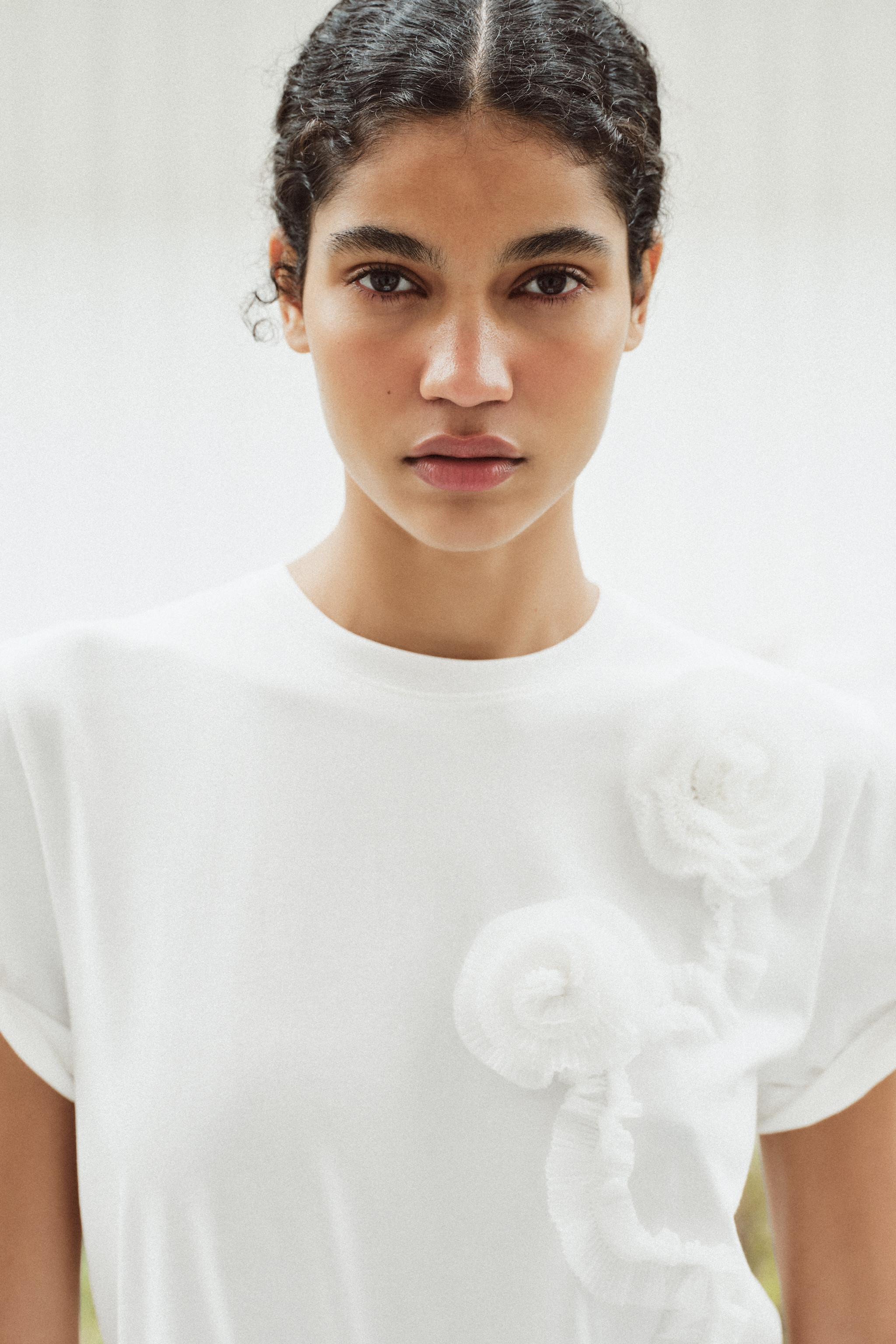 3D FLORAL T-SHIRT | Zara US