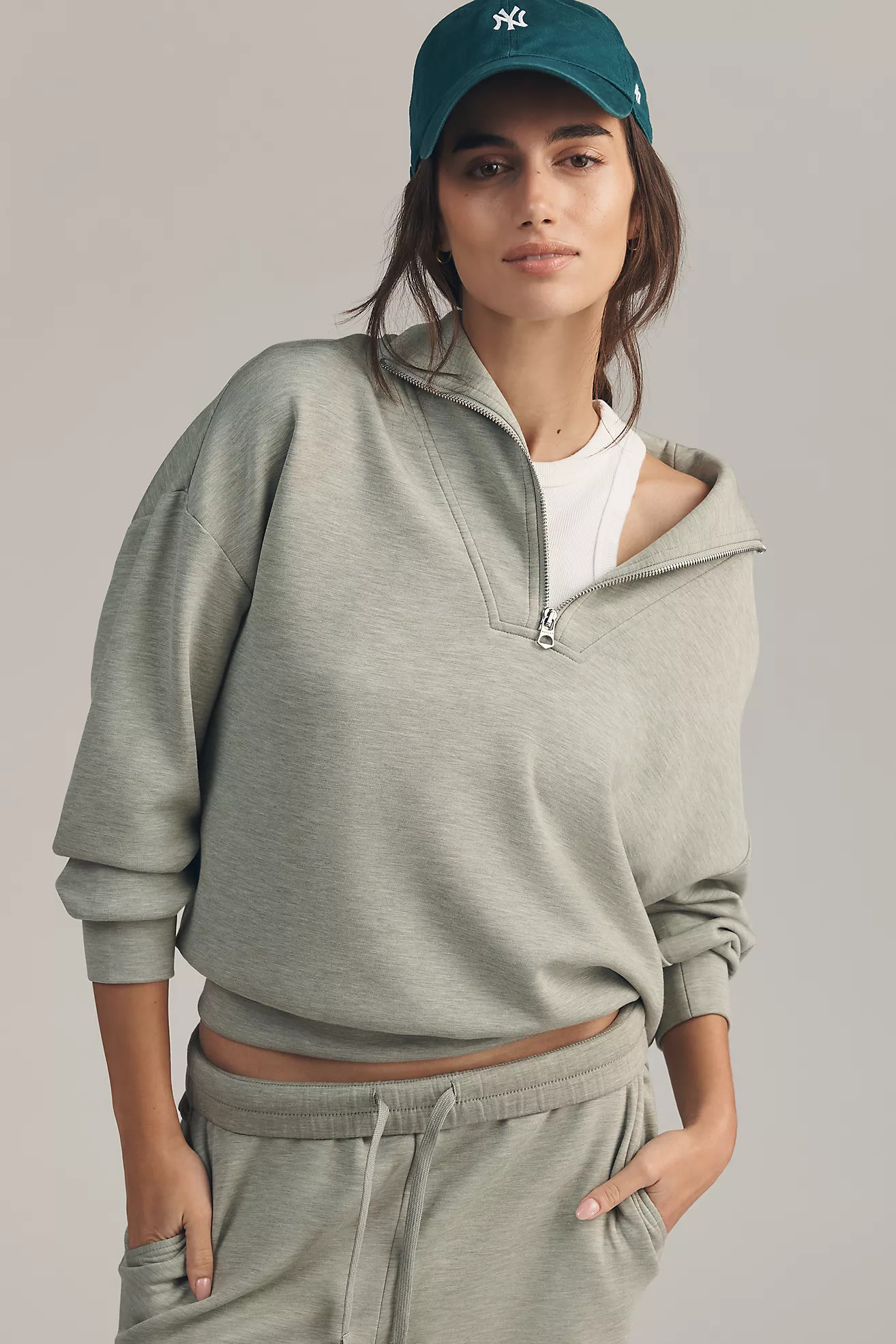 Varley Hawley Half-Zip Sweatshirt | Anthropologie (US)