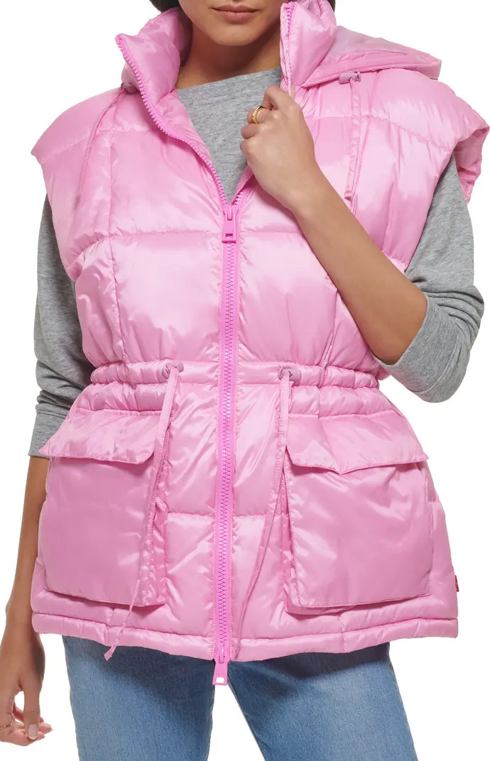 Levi's® Cinch Waist Hooded Vest | Nordstrom | Nordstrom